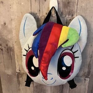 My Little Pony Rainbow Dash plush backpack